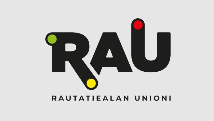 Rautatiealan Unionin RAU:n logo